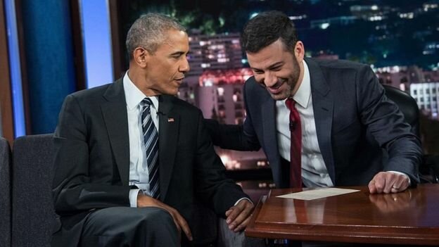 President Obama made a surprise appearance on Jimmy Kimmel's chat show earlier this week