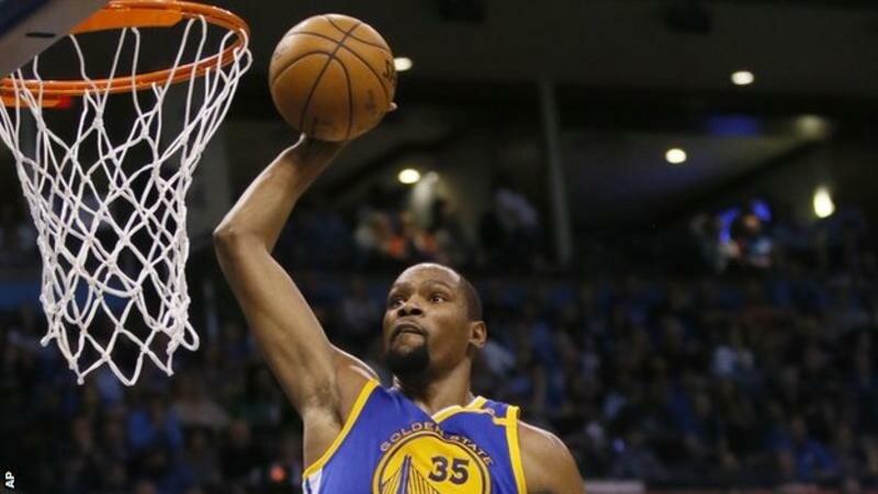 Kevin Durant scores for Golden State Warriors Kevin Durant is Golden State Warriors' leading scorer this season