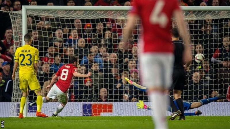 Juan Mata scored with his first shot of the game