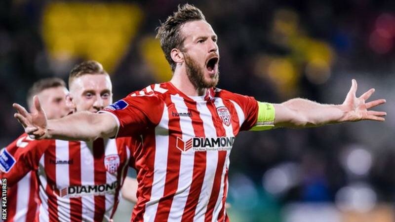 Ryan McBride led Derry City to a 4-0 victory over Drogheda United on Saturday