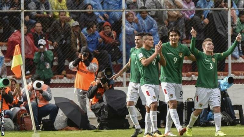 Bolivia have won just three of their 14 World Cup qualifiers